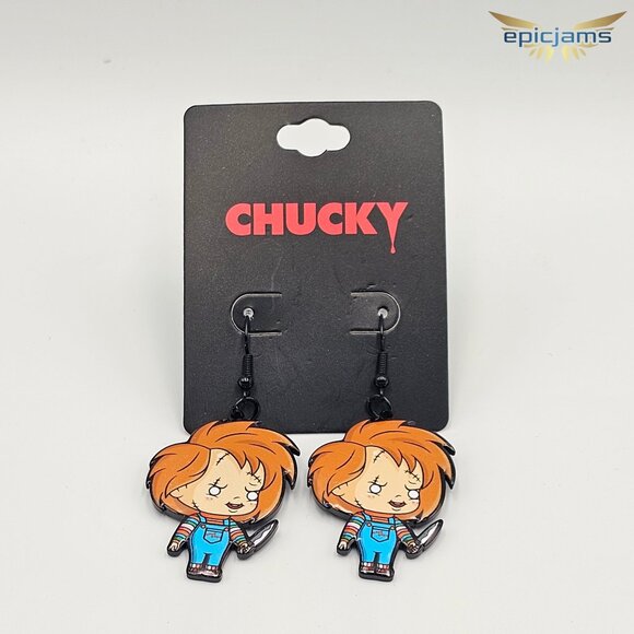 Child's Play Chibi Chucky Drop Earrings - Picture 1 of 3